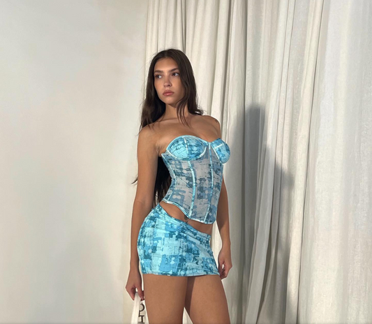 Tiger Mist Rosaria Corset + Chloe Skirt