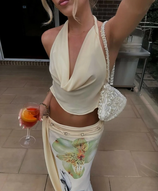Katali Orchid Romance Belle Skirt & Butter Kaia Set